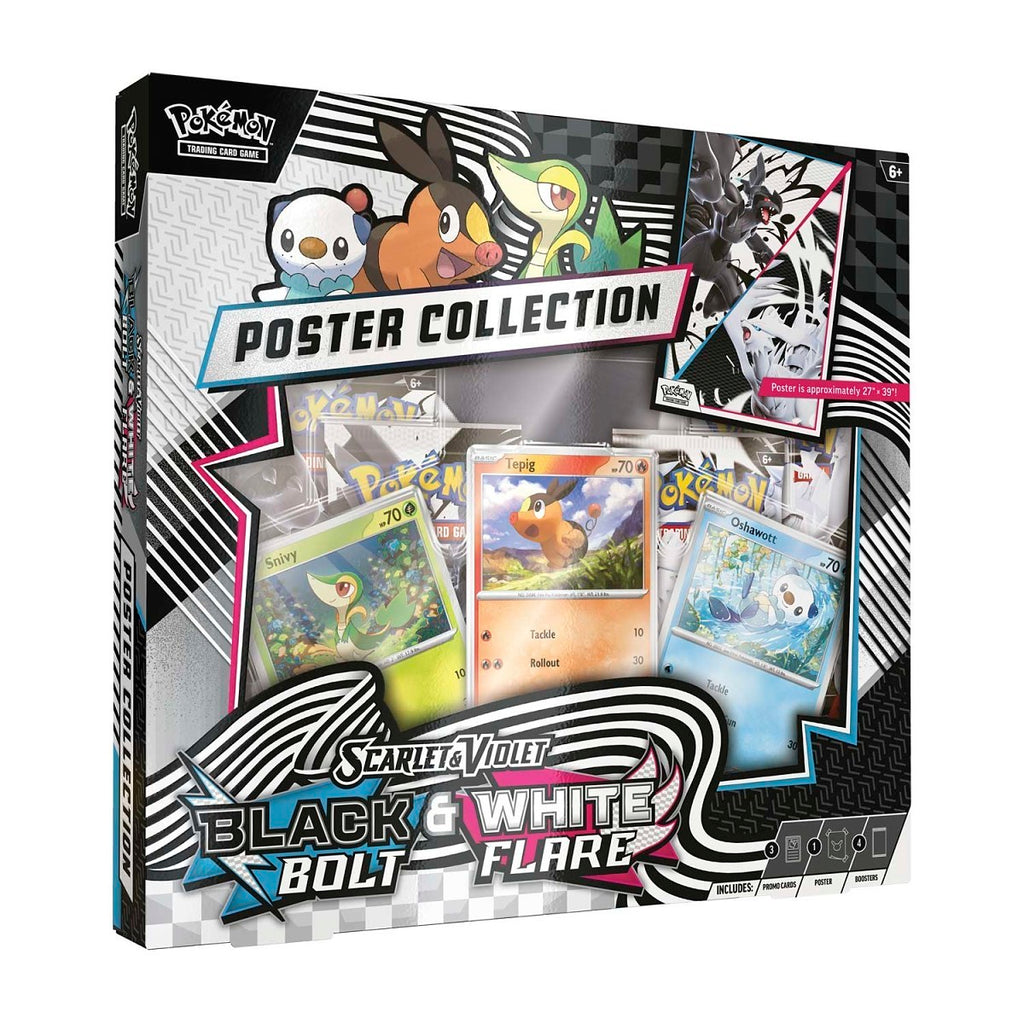 Pokemon TCG: Black Bolt & White Flare Unova Poster Collection