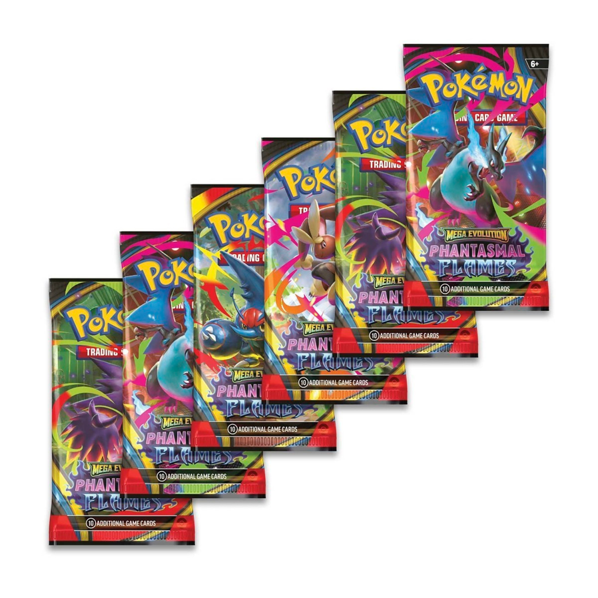 Pokemon TCG: Phantasmal Flames Booster Bundle (6 Packs)