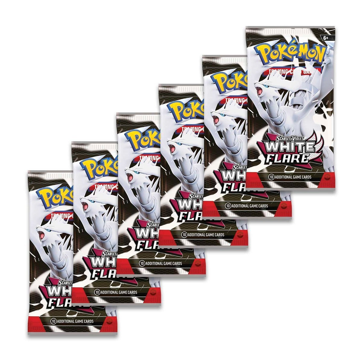 Pokemon TCG: White Flare Booster Bundle (6 Packs)